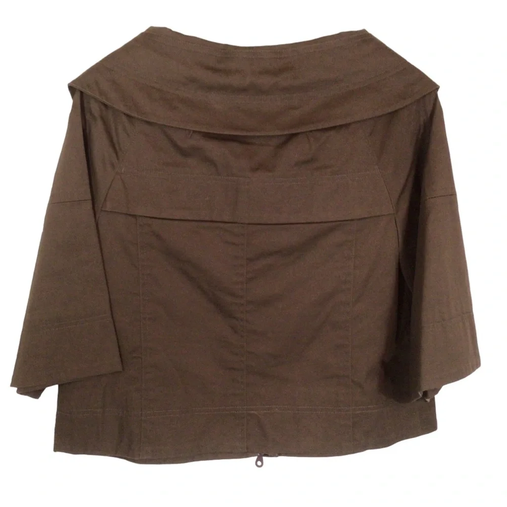 Carole Little Women’s Cowl Neck Cropped Jacket Size S - Picture 4 of 4